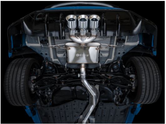 AWE Tuning 2023 Honda Civic Type R FL5 Touring Edition Exhaust w/ Triple Chrome Silver Tips (3015-52287)